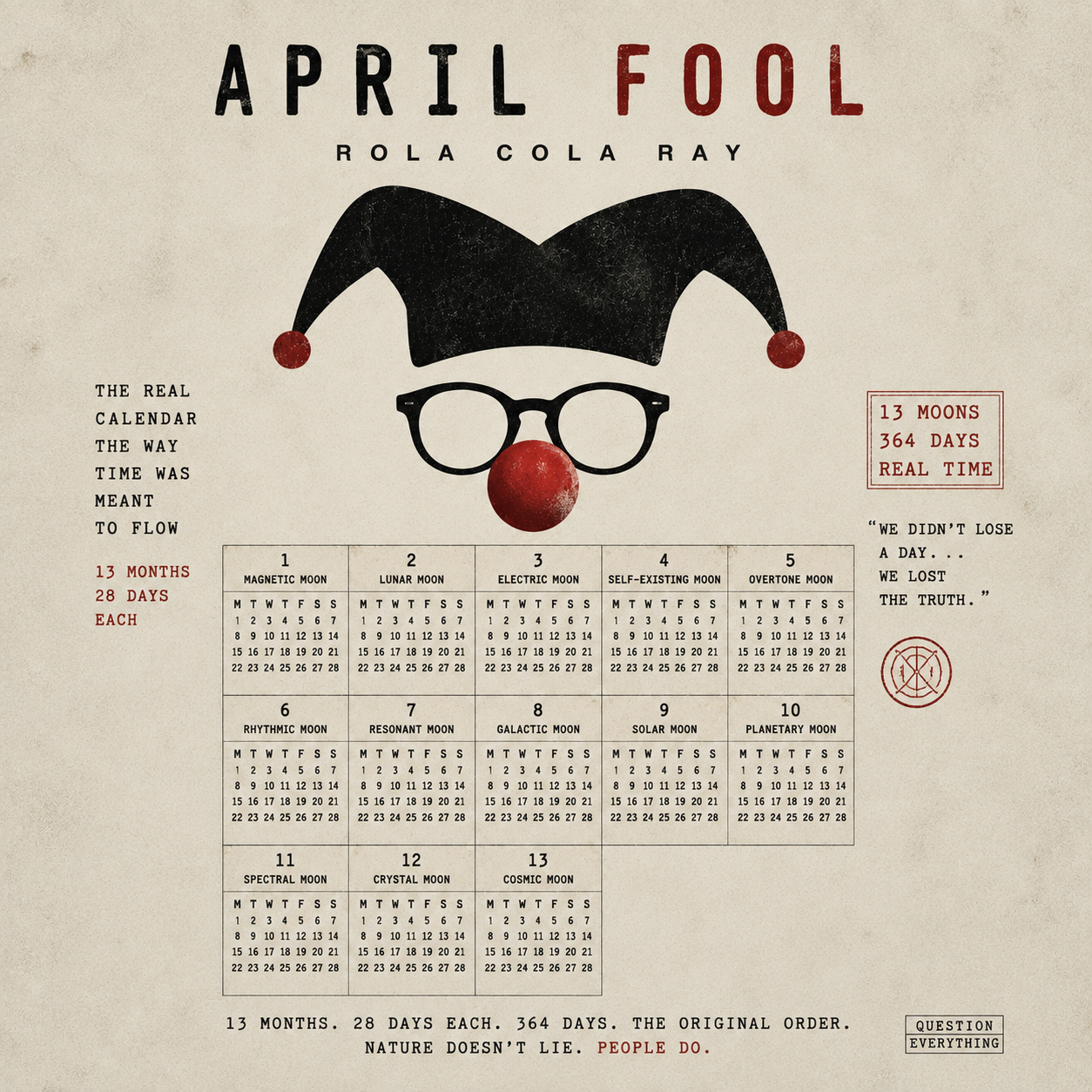 APRIL FOOL CALENDAR